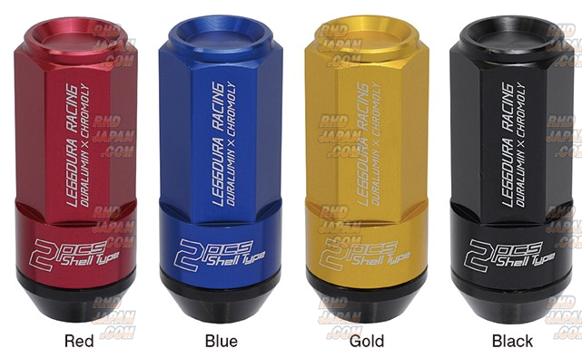 Kyo-Ei Kics Leggdura Racing Shell Type Lock & Lug Nut Set CL53 2pc